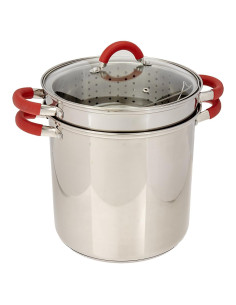 Cocinero Multifuncional ExcelSteel 8 Qt Acero Inoxidable
