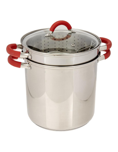 Cocinero Multifuncional ExcelSteel 8 Qt Acero Inoxidable