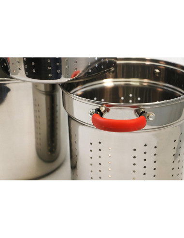 Cocinero Multifuncional ExcelSteel 8 Qt Acero Inoxidable