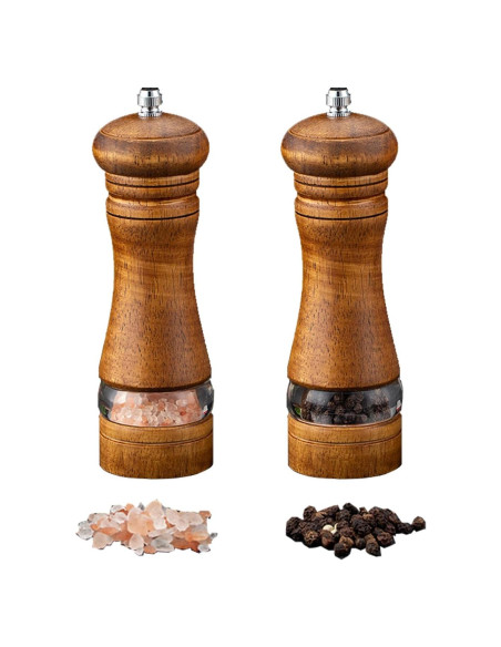 Juego de Molinillos de Sal y Pimienta GZLT 16.5 cm Manual