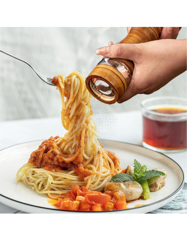 Juego de Molinillos de Sal y Pimienta GZLT 16.5 cm Manual