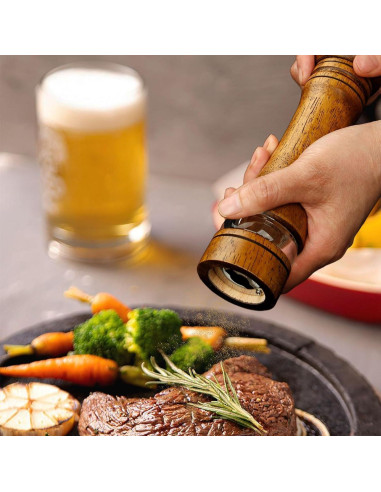 Juego de Molinillos de Sal y Pimienta GZLT 16.5 cm Manual