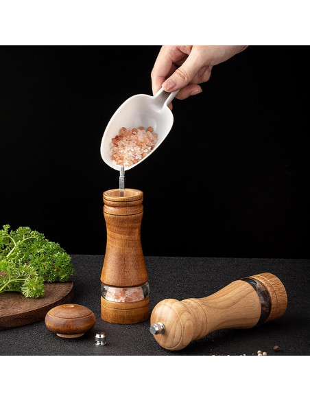 Juego de Molinillos de Sal y Pimienta GZLT 16.5 cm Manual