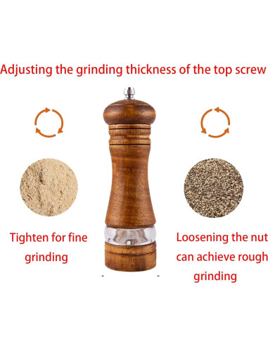 Juego de Molinillos de Sal y Pimienta GZLT 16.5 cm Manual