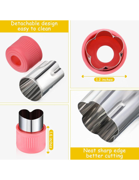 Juego de 9 Cortadores de Sándwich y Frutas Mimorou