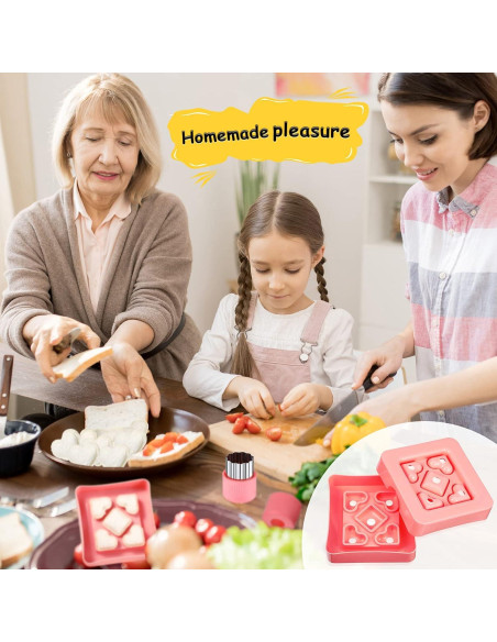 Juego de 9 Cortadores de Sándwich y Frutas Mimorou