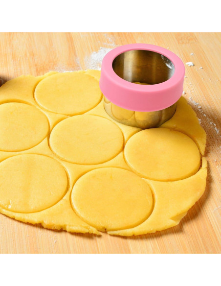 Juego de Cortadores de Galletas Redondos ALLTOP - 4 Tamaños