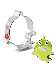 Cortador de Galletas Tiburón Ann Clark 9,53 cm Acero