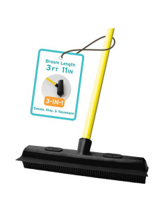 Escoba FURemover con Paño Microfibra 119 cm para Mascotas