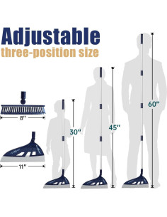 Escoba Mágica de Aire HOLDSIGN Azul 60 cm con 2 Cabezas 2