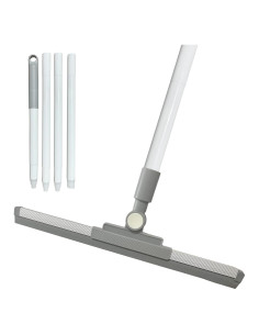 Escoba de Goma BSMstone con Mango Largo 132cm para Ducha y Ventanas