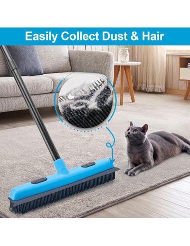 Escoba de goma KeFanta para pelo de mascotas 129,54 cm