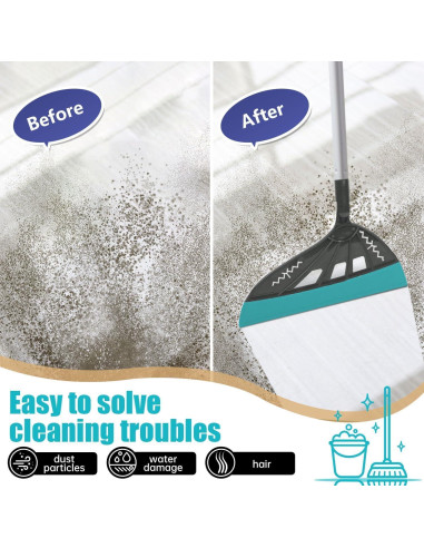Escoba Mágica de Silicona HOLDSIGN con Mango Ajustable 152 cm