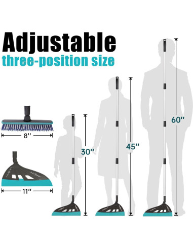 Escoba Mágica de Silicona HOLDSIGN con Mango Ajustable 152 cm
