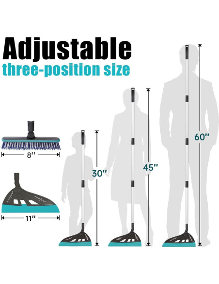 Escoba Mágica de Silicona HOLDSIGN con Mango Ajustable 152 cm