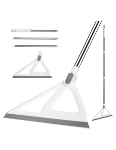 Escoba de Silicona Multifuncional XXFLOWER 139,7 cm Blanca