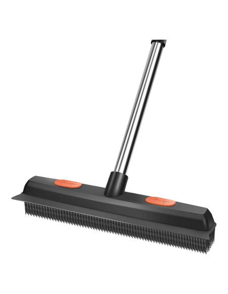Escoba de goma para mascotas Bryquelin 124 cm ajustable