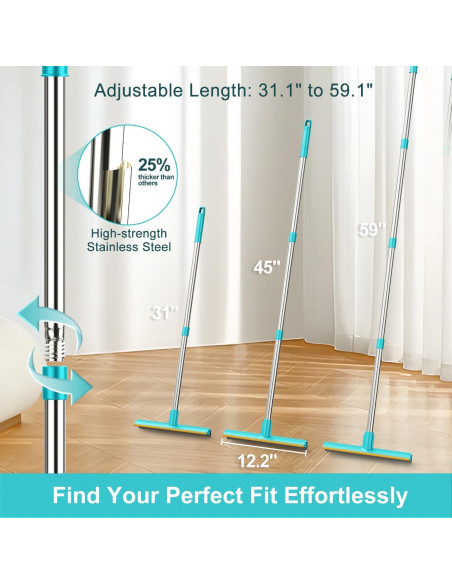 Rastrillo para Alfombra Airbee - Eliminador de Pelo Mascota 3 Pzas