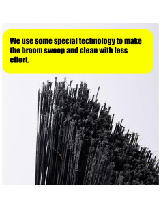 Escoba Yocada Uso Rudo 137 cm Cerdas Nylon Amarilla 2