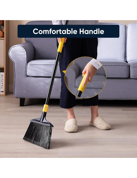 Escoba Yocada Uso Rudo 137 cm Cerdas Nylon Amarilla