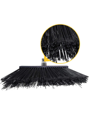 Escoba Yocada Uso Rudo 137 cm Cerdas Nylon Amarilla