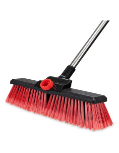 Escoba de Empuje YACASA 53" Mango Inoxidable 45,72 cm