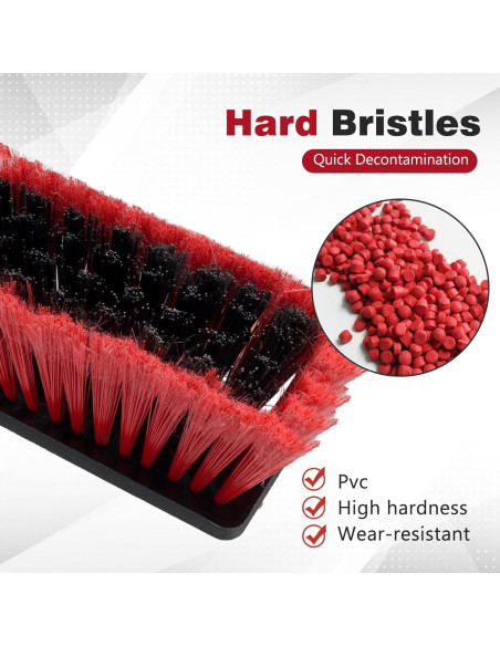 Escoba de Empuje YACASA 53" Mango Inoxidable 45,72 cm