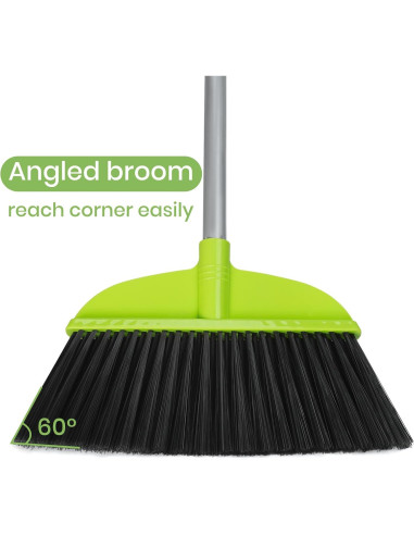 Escoba de Piso KalTell Verde 139,7 cm para Limpieza Interior