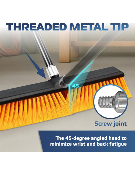 Escoba Push DSV Standard 45cm para Exterior Uso Pesado