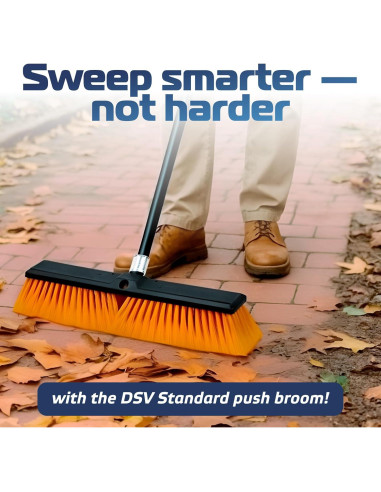 Escoba Push DSV Standard 45cm para Exterior Uso Pesado