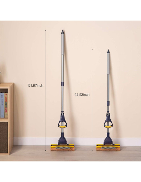 Mopa de Esponja Yocada 3 Cabezas Ajustable 108-132 cm