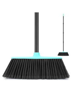 Escoba KeFanta 35.56 cm ángulo con mango 134.62 cm