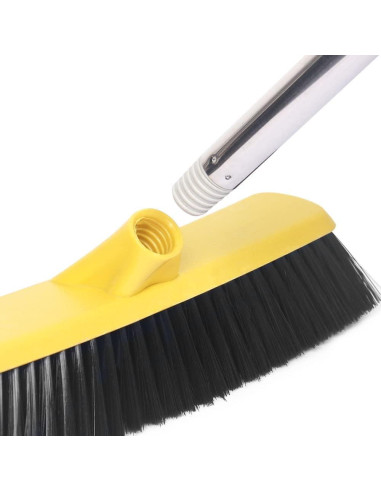 Escoba de Empuje LandHope 120 cm Mango Largo Cerdas Suaves
