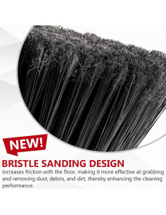 Escoba Interior Ajimy JQ-07 Mango Largo 137 cm Cerdas Suaves 2