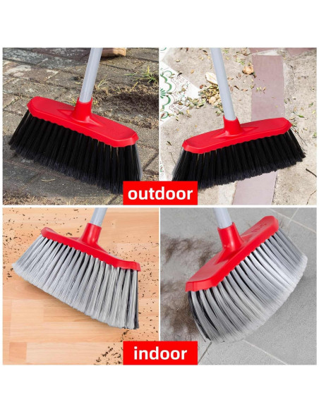 Escoba SDSM Doble Cara 129,54 cm para Interior y Exterior