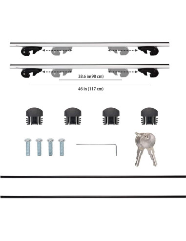 Travesaño de Techo Amazon Basics 132 cm Carga 75 kg
