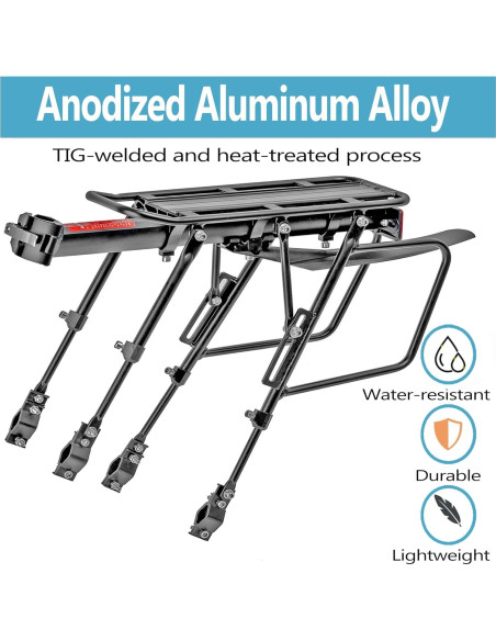 Portabicicletas Trasero YONTUO BCR06 140.61 kg Ajustable