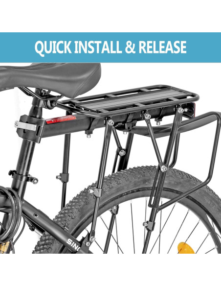 Portabicicletas Trasero YONTUO BCR06 140.61 kg Ajustable