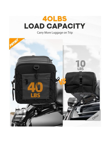 Soporte de Equipaje PBYMT para Harley Touring 2009-2024 Negro