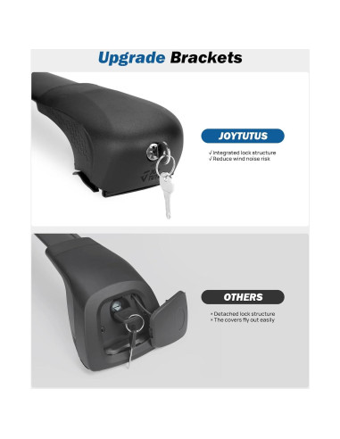 Barras Transversales de Techo JOYTUTUS 220 lbs para Kia Telluride 2019-2025