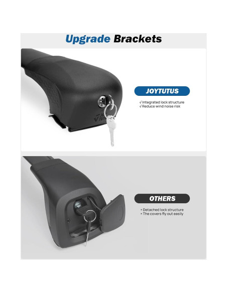 Barras Transversales de Techo JOYTUTUS 220 lbs para Kia Telluride 2019-2025