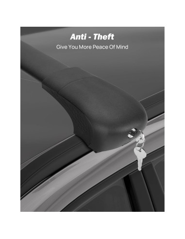 Barras Transversales de Techo JOYTUTUS 220 lbs para Kia Telluride 2019-2025