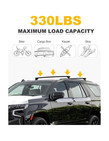 Barras Transversales Techo EZREXPM 330LBS Chevrolet Tahoe 2021-2025