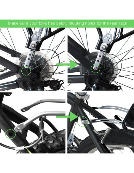 Portaequipajes de Bicicleta RELIANCER Ajustable 55 lbs