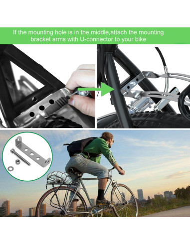 Portaequipajes de Bicicleta RELIANCER Ajustable 55 lbs