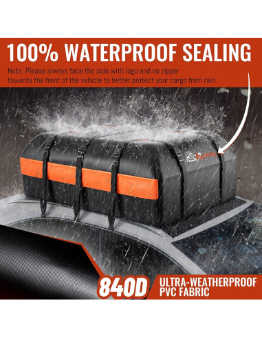 Bolsa de Carga para Techo Asinking 15 Pies Cúbicos Impermeable