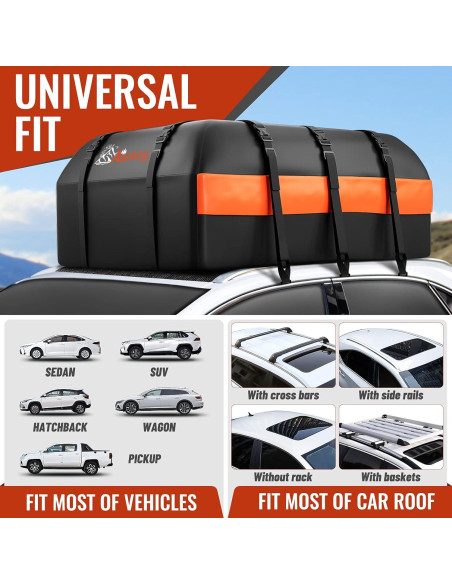 Bolsa de Carga para Techo Asinking 15 Pies Cúbicos Impermeable