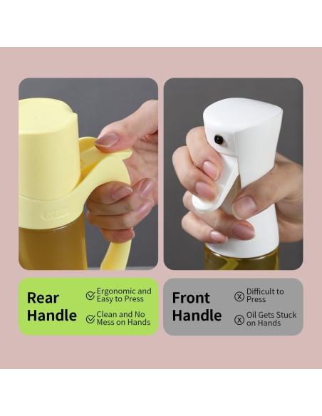 Botella Spray de Aceite Ankou 300ml Vidrio Borosilicato Rojo