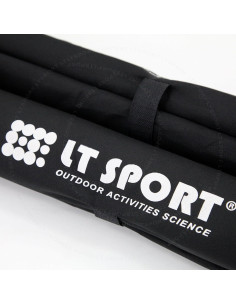 Almohadillas de Barras Transversales LT Sport 2 Piezas Negro 2