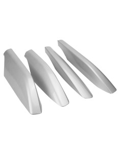 Cubierta de Fin de Pierna de Techo LEZZYRUCK Plata 4 Pcs